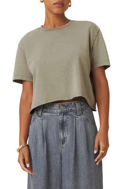 Splendid Palmer Terry Cotton Sweatshirt In Gray