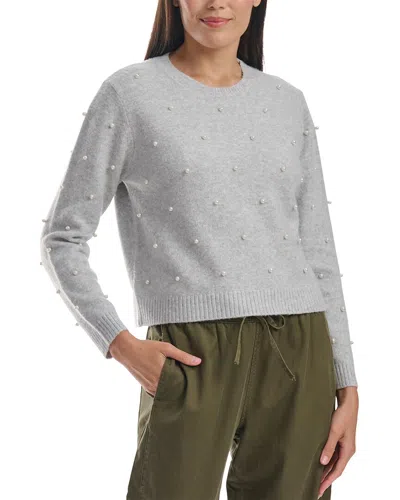 Splendid Pearl Crew Sweater In Gray