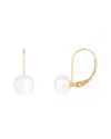 Splendid Pearls Freshwater Pearl Lever Back Earrings