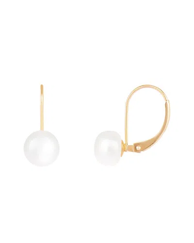 SPLENDID PEARLS SPLENDID PEARLS 10K 7-7.5MM PEARL EARRINGS