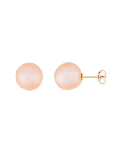 Splendid Pearls 14k 10-10.5mm Freshwater Pearl Studs