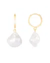 Splendid Pearls 14k 10-11mm Pearl Earrings In Gold
