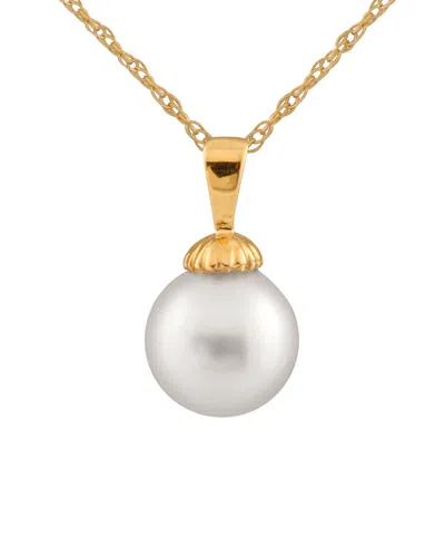 Splendid Pearls 14k 10-11mm South Sea Pearl Necklace