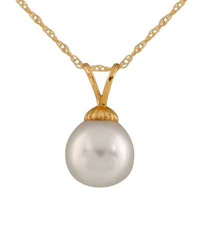 Splendid Pearls 14k 10-11mm South Sea Pearl Necklace In Gold