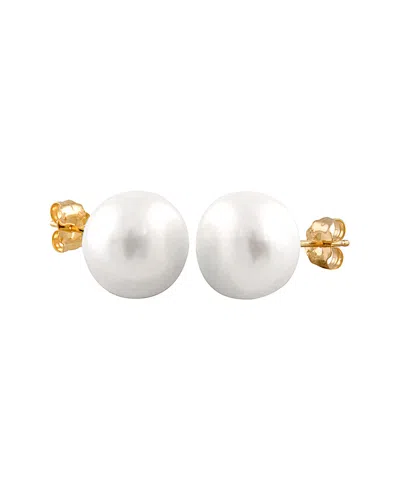 Splendid Pearls 14k 11-11.5mm Freshwater Pearl Studs In White