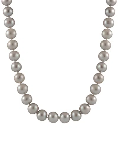 Splendid Pearls 14k 12-13mm Freshwater Pearl Necklace In Gray