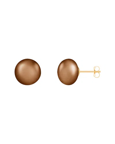 Splendid Pearls 14k 12-13mm Pearl Earrings