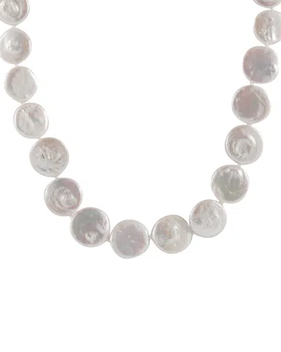 Splendid Pearls 14k 14-15mm Freshwater Pearl Necklace In Transparent