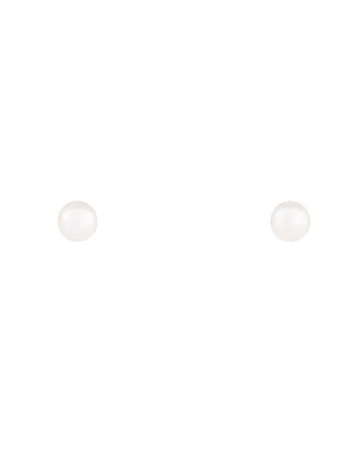 Splendid Pearls 14k 4-5mm Pearl Earrings