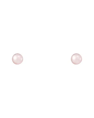 Splendid Pearls 14k 4-5mm Pearl Earrings