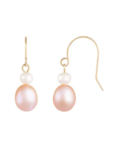 Splendid Pearls 14k 4-7.5mm Pearl Earrings In Multi