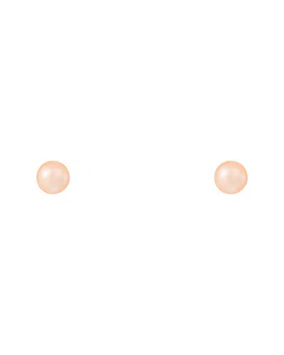 Splendid Pearls 14k 4-5mm Pearl Earrings