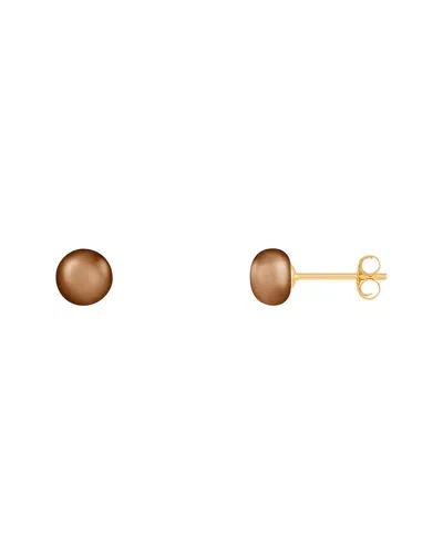 Splendid Pearls 14k 5mm Pearl Earrings
