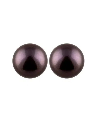 Splendid Pearls 14k 6-7mm Akoya Pearl Drop Earrings