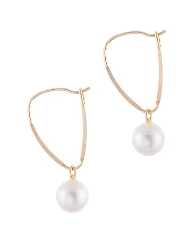 Splendid Pearls 14k 6-7mm Akoya Pearl Earrings
