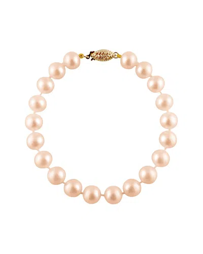 Splendid Pearls 14k 6-7mm Pearl Bracelet