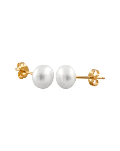 Splendid Pearls 14k 6-7mm Pearl Studs