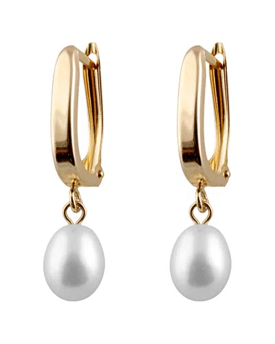 SPLENDID PEARLS SPLENDID PEARLS 14K 6.5-7MM FRESHWATER PEARL EARRINGS