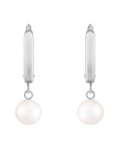 Splendid Pearls 14k 7-7.5mm Pearl Earrings