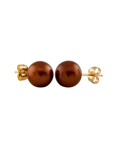 Splendid Pearls 14k 7-7.5mm Pearl Studs