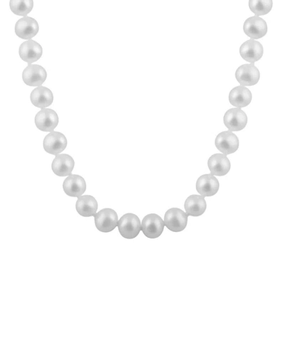 Splendid Pearls 14k 7-8mm Freshwater Pearl Necklace In White