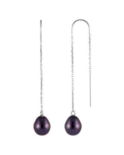Splendid Pearls 14k 7.5-8mm Freshwater Pearl Drop Earrings