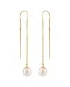 Splendid Pearls 14k 7.5-8mm Freshwater Pearl Earrings