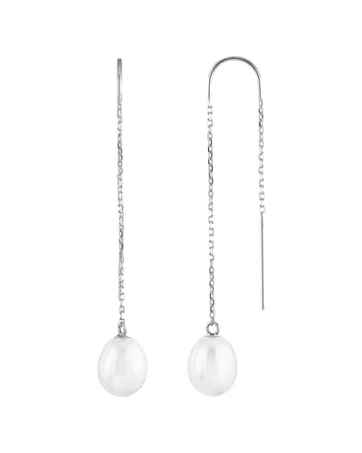 Splendid Pearls 14k 7.5-8mm Freshwater Pearl Earrings