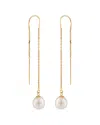 Splendid Pearls 14k 7.5-8mm Freshwater Pearl Earrings