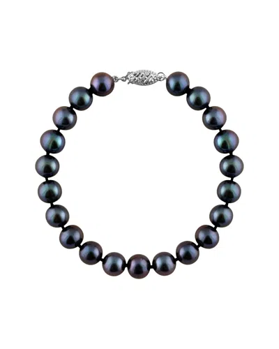 Splendid Pearls 14k 7-8mm Pearl Bracelet In Blue