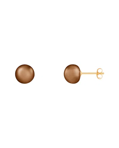 Splendid Pearls 14k 7-8mm Pearl Earrings