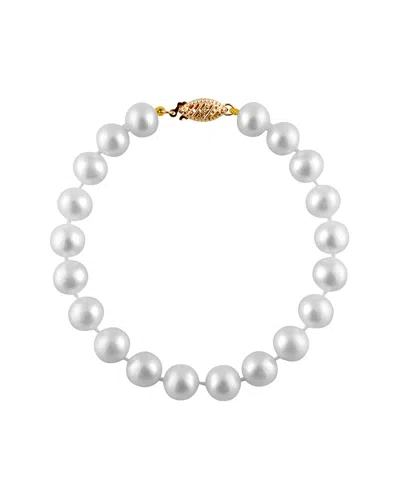 SPLENDID PEARLS SPLENDID PEARLS 14K 8-8.5MM FRESHWATER PEARL BRACELET