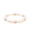 Splendid Pearls 14k 8-8.5mm Pearl Bracelet In Multi