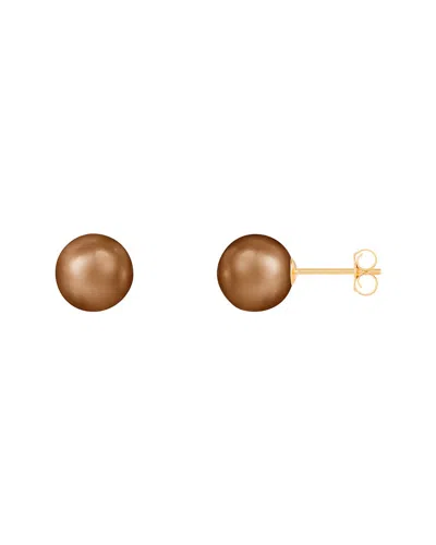 Splendid Pearls 14k 8-8.5mm Pearl Earrings
