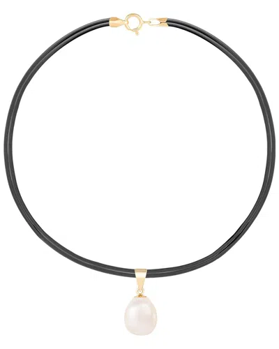 Splendid Pearls 14k 8mm Pearl Dangle Pendant Necklace