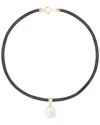Splendid Pearls 14k 8mm Pearl Dangle Pendant Necklace