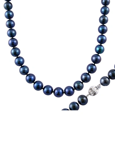 Splendid Pearls 14k 9-10mm Pearl Necklace In Multi