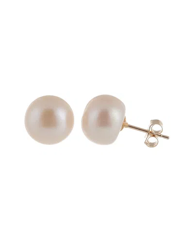 Splendid Pearls 14k 9-9.5mm Freshwater Pearl Studs