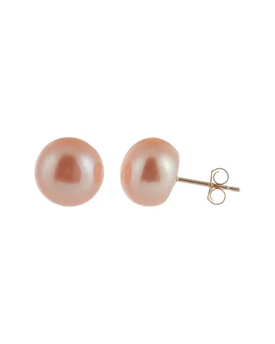 Splendid Pearls 14k 9-9.5mm Freshwater Pearl Studs