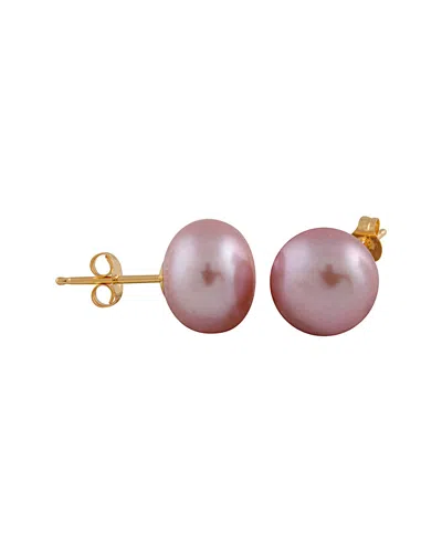 Splendid Pearls 14k 9-9.5mm Freshwater Pearl Studs