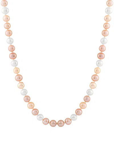 Splendid Pearls 14k 9-9.5mm Pearl Necklace