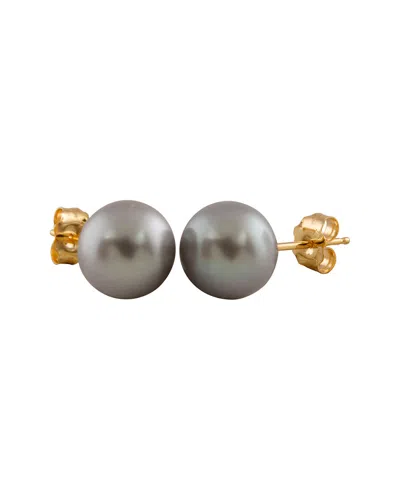SPLENDID PEARLS SPLENDID PEARLS 14K & SILVER 8-8.5MM FRESHWATER PEARL STUDS
