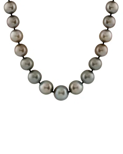 Splendid Pearls 14k White Gold 10-14mm Tahitian Pearl Necklace