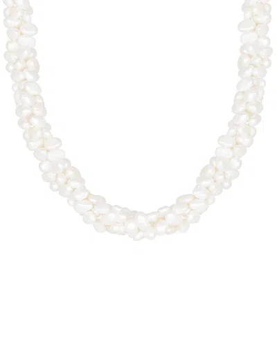 Splendid Pearls 5-5.5mm Pearl Set In White