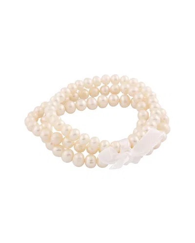 Splendid Pearls 6-7mm Freshwater Pearl Set Of 3 Bracelets