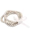 Splendid Pearls 6-7mm Freshwater Pearl Stretch Bracelet Set