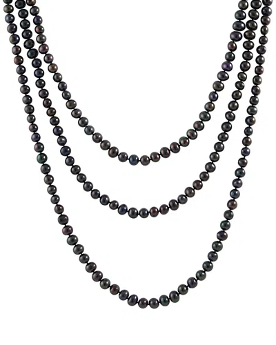 Splendid Pearls 7-8mm Freshwater Pearl Endless 80in Necklace In Multi