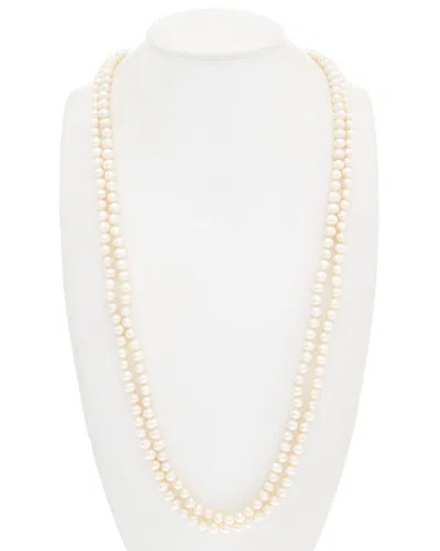Splendid Pearls 7-8mm Freshwater Pearl Necklace In Metallic
