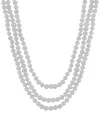 Splendid Pearls 8-9mm Freshwater Pearl Endless 80in Necklace