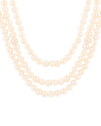 Splendid Pearls 8-9mm Freshwater Pearl Endless 80in Necklace In Pink